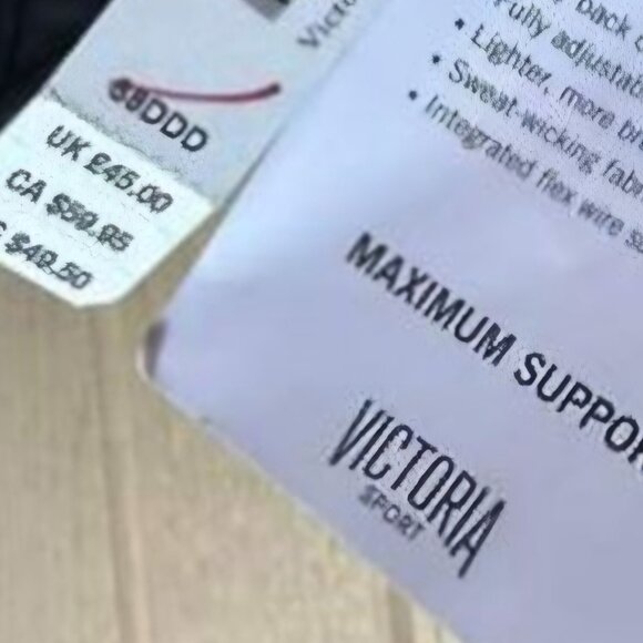 VICTORIA SECRET MAXIMUM SUPPORT Sports Bra Size 38DDD - Picture 9 of 9